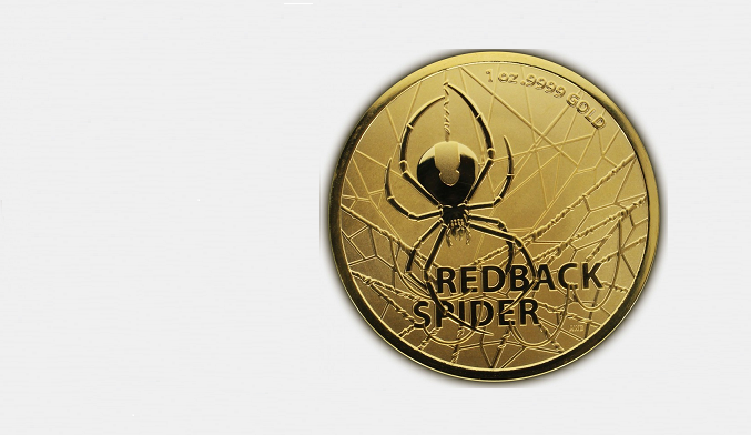 1 Unze Gold Redback Spider 2020 PP